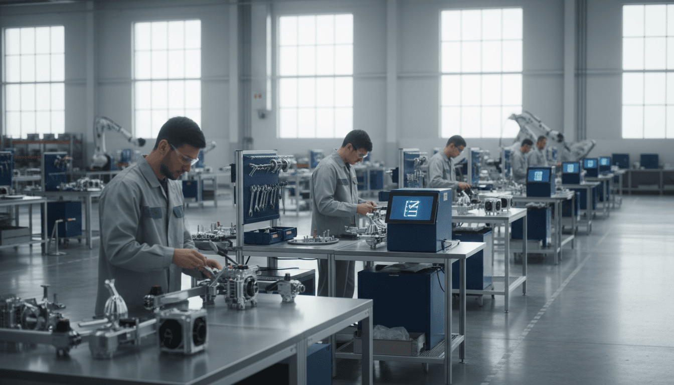 Automated production line at COMINGROW facility in Ningbo