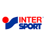 Intersport logo featuring a red circle, blue wave, red 'INTER' and blue 'SPORT' text.